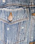 J Brand Lässige Jeansjacke im Distressed-Look