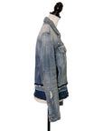 J Brand Lässige Jeansjacke im Distressed-Look