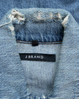 J Brand Lässige Jeansjacke im Distressed-Look