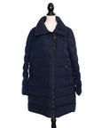 Moncler Dunkelblauer Daunenmantel