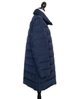 Moncler Dunkelblauer Daunenmantel