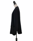 N.N. Abendjacke mit aufgesetzten Taschen mit Brokatdetails