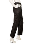 Prada 7/8 Bundfaltenhose mit Nadelstreifen