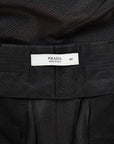Prada 7/8 Bundfaltenhose mit Nadelstreifen