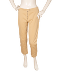 Prada beige summer jeans with side zip pockets