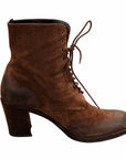 Prada lace-up boots in a distressed look