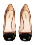 Prada Two Tone Pumps aus Lackleder