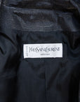 Yves Saint Laurent Schimmernder Vintage Hosenanzug aus Lurex mit aufwendigen Goldknöpfen