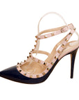 Valentino ankle strap Rockstud pumps in patent leather