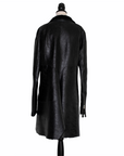 Anne Vest Wide-cut lambskin coat with zip