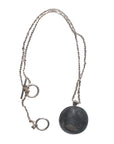 Celine Phoebe Philo Silberne Halskette mit großem runden Anhänger