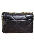 Chanel 19 Flap Bag in black lambskin
