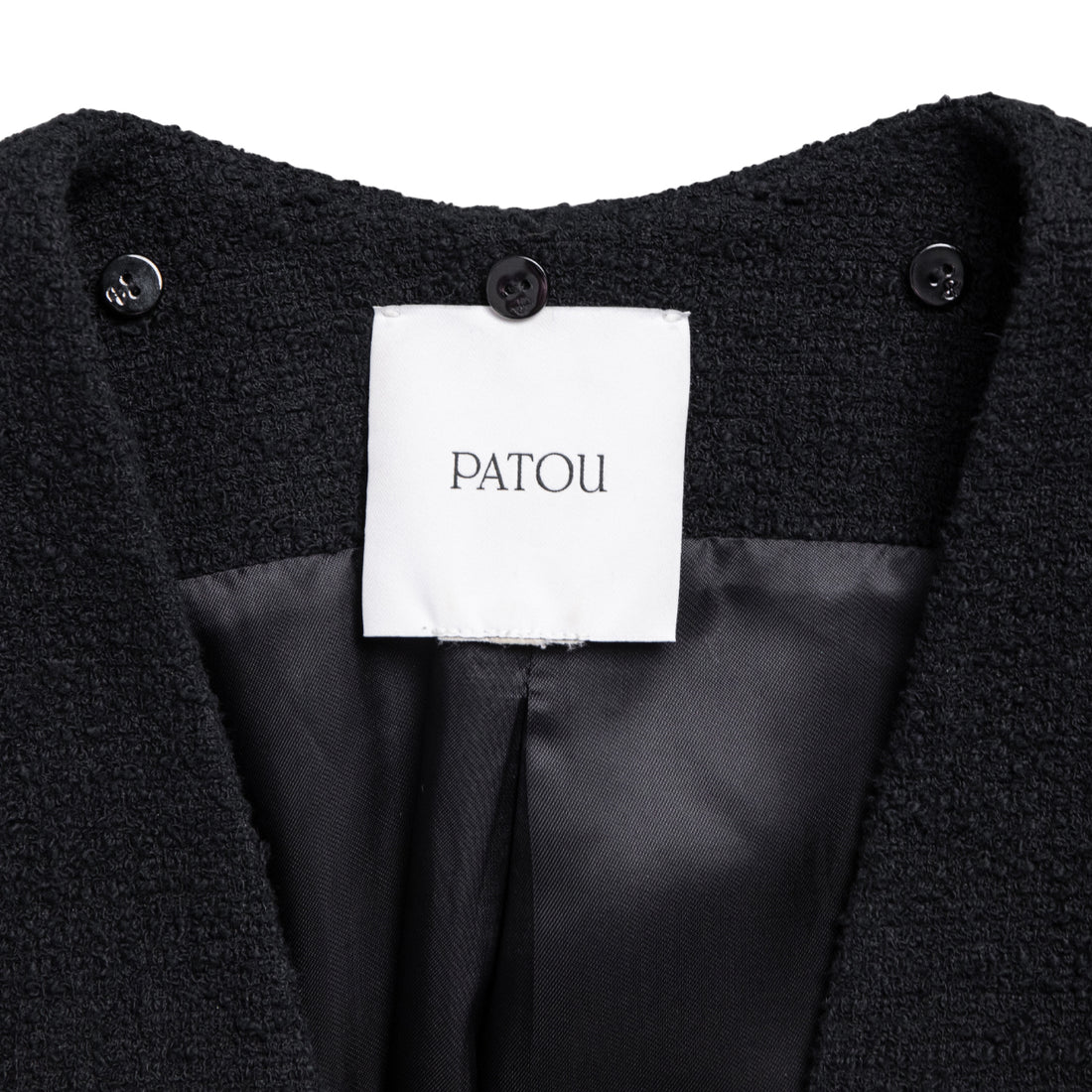 Patou Wollblazer mit großen aufgesetzten Taschen