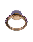 Pomellato Nudo Ring aus 18kt Roségold mit Amethyst und Jade