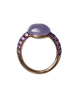 Pomellato Nudo Ring aus 18kt Roségold mit Amethyst und Jade