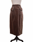 Burberry Prorsum Corduroy Pencil Skirt