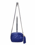 Chanel vintage camera bag with leather tassel