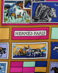 Hermès "Correspondance" silk scarf
