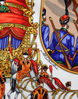 Hermès silk scarf "Grand Cortège à Moscou"