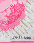 Hermès "Les Pivoines" silk scarf