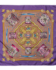 Hermès "Les Tambours" silk scarf