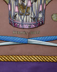 Hermès "Les Tambours" silk scarf