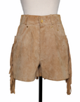 Hermès Wildleder-Shorts mit Fransen