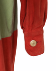 Hermès Wildlederjacke in Blockstreifen