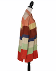 Hermès Wildlederjacke in Blockstreifen