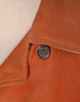 Hermès Wildlederjacke in Blockstreifen