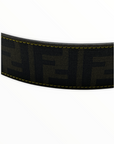 FENDI Signature Wendegürtel mit Logoschnalle in Gold