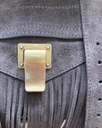 Proenza Schouler Mini PS 1 Crossbodybag mit Fransen