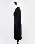 Roland Mouret Extravagant pencil dress in midi length with zip at the back