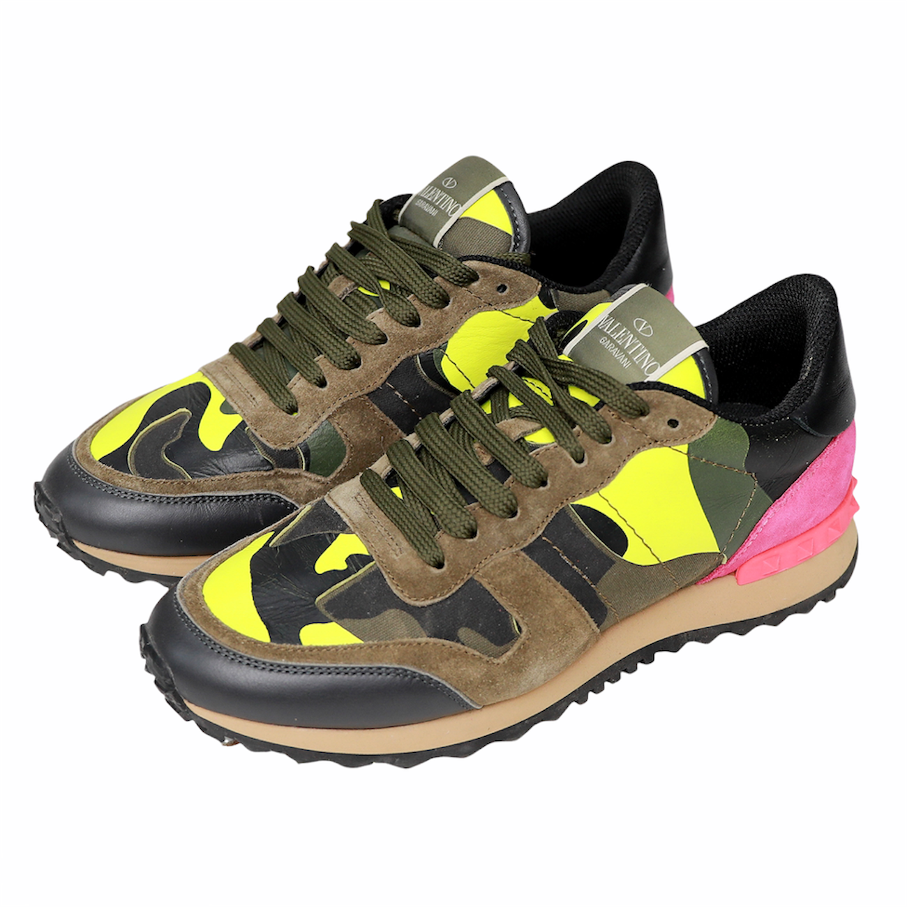 Valentino Rockrunner Camouflage Valentino Camouflage Damen Sneaker