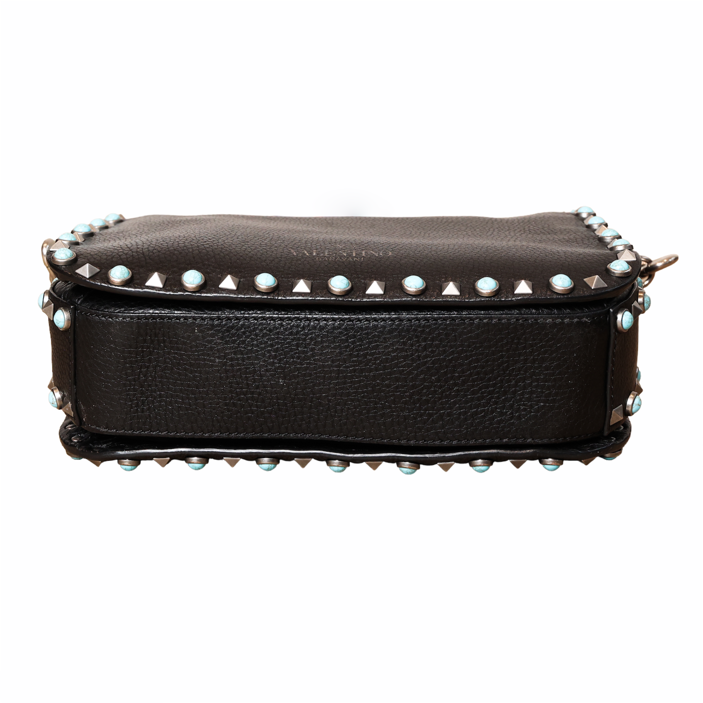 Valentino Guitar Rockstud shoulder bag with colorful strap Style Definery