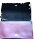 Valentino Rockstud clutch with rivets and elaborate beadwork
