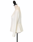 Versace Taillierter Blazer mit Reißverschluss und rundem Kragen