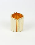 Balmain Ausgefallene Armmanschette in Elfenbeinoptik