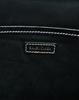 Balenciaga Bazar Printed Logo Pattern Clutch Bag
