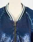 Iro Bomber-Jacke mit Pailletten