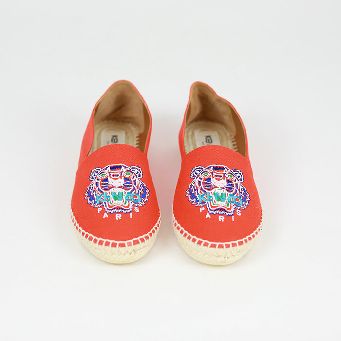 KENZO Tiger Embroidered Espadrilles – Style Definery