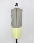 Victoria Victoria Beckham Ärmelloses Two-Tone Shift Kleid