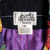 Hermès Vintage-Blazer mit ausgefallenem Signature-Print