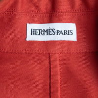 Hermès Vintage Kurz-Jacke mit breitem Kragen