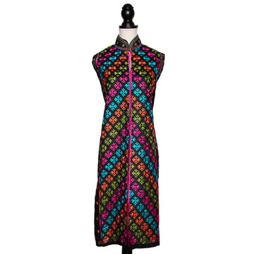 N.N. Vintage Kleid im ikonischen Folklore-Stil