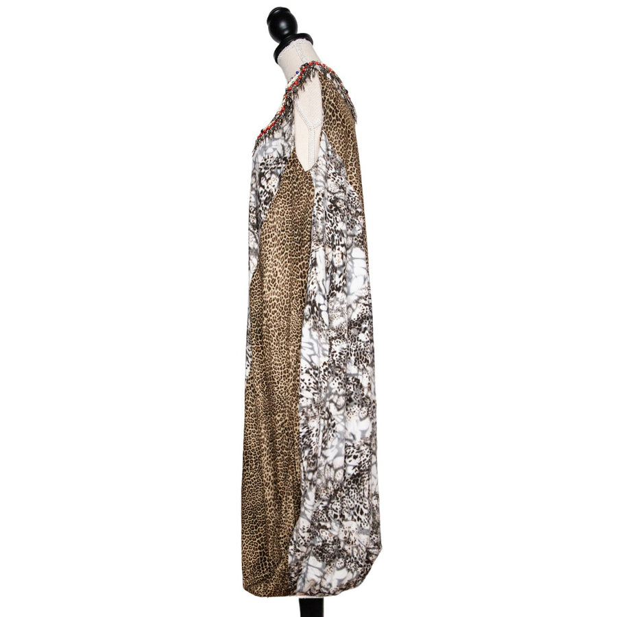 Wunderkind Vintage Kleid mit auffälligen Steinchen-Applikationen