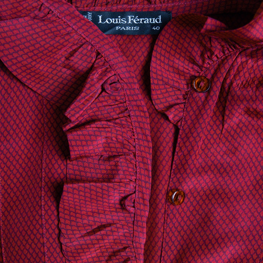 Louis Féraud Vintage Kleid mit Gürtel