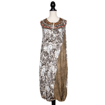 Wunderkind Vintage Kleid mit auffälligen Steinchen-Applikationen