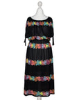 Fürstenberg Transparentes Vintage Kleid mit floralem Signature-Print