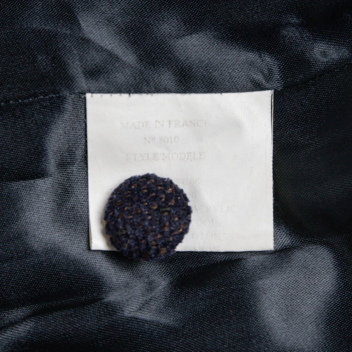 Jean-Louis Scherrer Vintage Mantel ohne Kragen im schlichten Design 